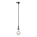 Searchlight - Полилей на кабел SUSPENSION 1xE27/60W/230V сребрист