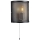Searchlight - Стенна лампа FISHNET E27/60W/230V черна