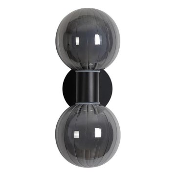 Searchlight - Стенно осветително тяло LUMINSPHERE 2xG9/7W/230V черно