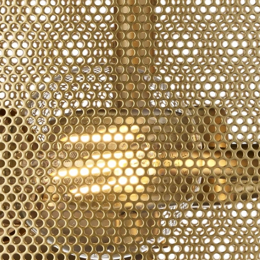 Searchlight - Таванна лампа FISHNET 3xE27/60W/230V златна