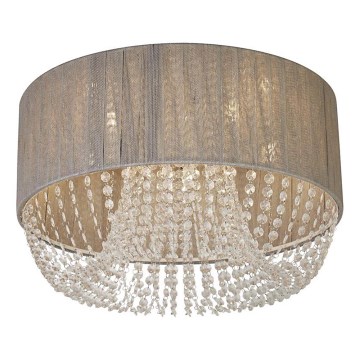 Searchlight - Таванно осветително тяло BELLANO 5xG9/7W/230V, Ø 50 см, сиво