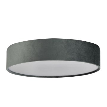 Searchlight - Таванно осветително тяло DRUM 3xE27/60W/230V сиво