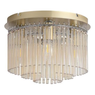 Searchlight - Таванно осветително тяло SWIZZLE 5xE14/60W/230V, Ø 32 см, златисто