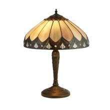 Searchlight - Tiffany настолна лампа PEARL 2xE27/60W/230V