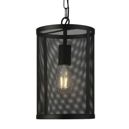 Searchlight - Висящ полилей FISHNET 1xE27/60W/230V черен