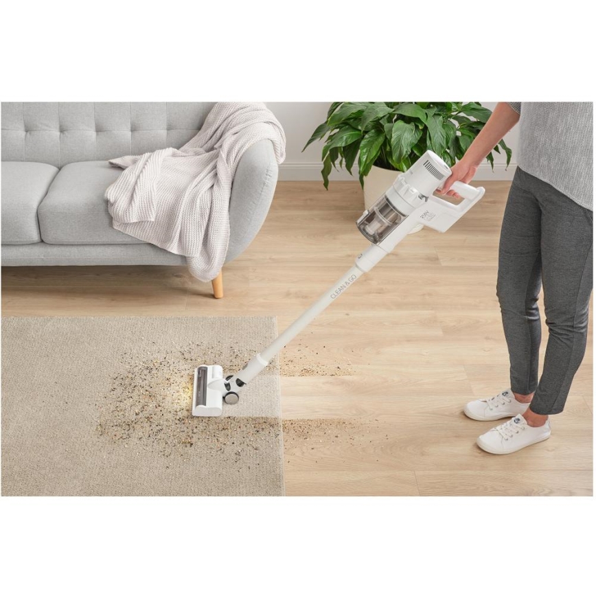 Sencor - Безжична пръчкова прахосмукачка 2 в 1 250W/2200 mAh бяла