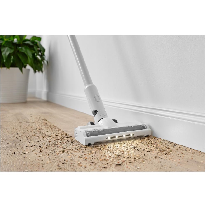 Sencor - Безжична пръчкова прахосмукачка 2 в 1 250W/2200 mAh бяла