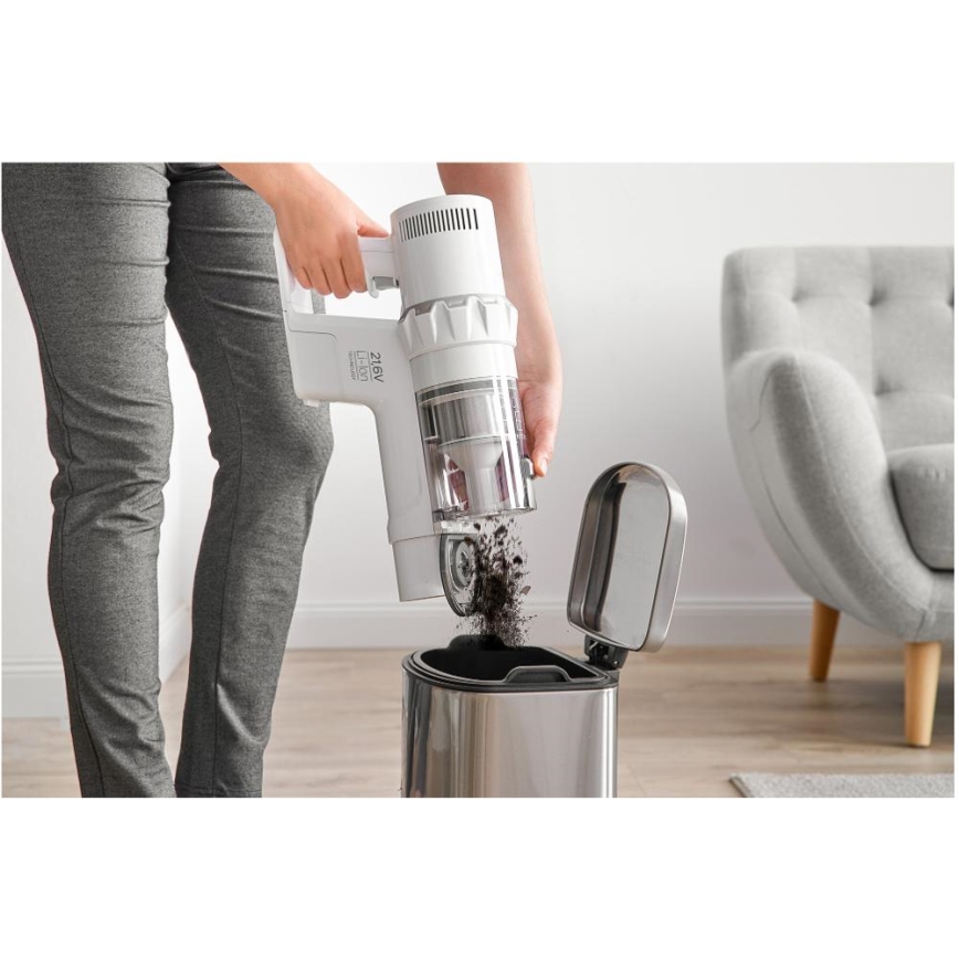 Sencor - Безжична пръчкова прахосмукачка 2 в 1 250W/2200 mAh бяла