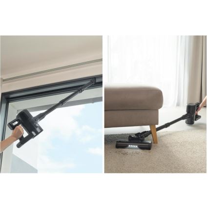 Sencor - Безжична прахосмукачка тип стик 2 в 1, 200 W/2600 mAh, черна