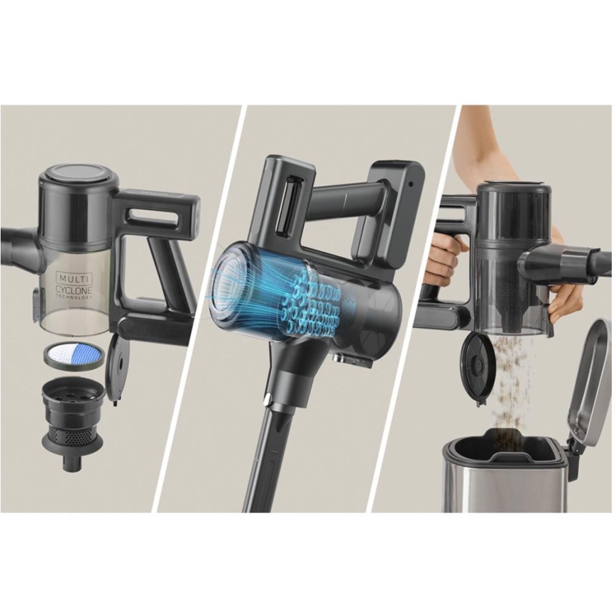 Sencor - Безжична прахосмукачка тип стик 2 в 1, 200 W/2600 mAh, черна