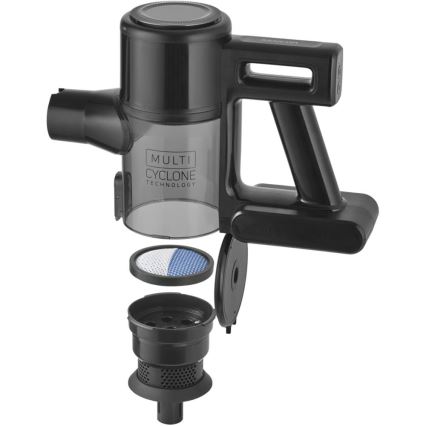 Sencor - Безжична прахосмукачка тип стик 2 в 1, 200 W/2600 mAh, черна