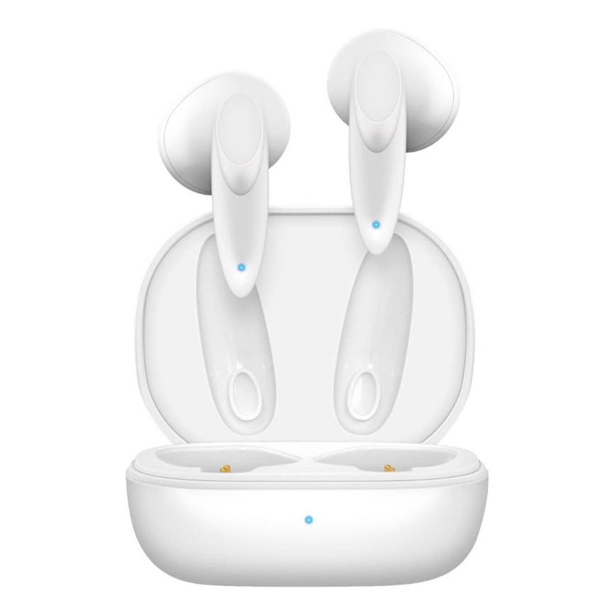 Sencor - Безжични слушалки 230 mAh + 2x 25 mAh IPX4 бели