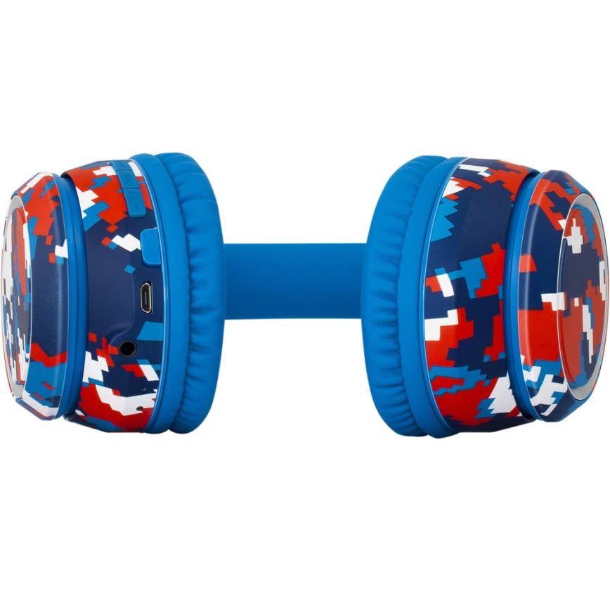 Sencor - Безжични слушалки с микрофон 3,7V/400 mAh сини/червени