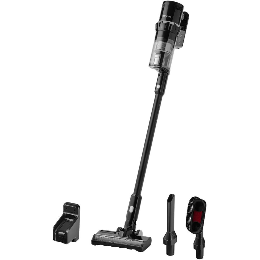 Sencor - Безжична пръчкова прахосмукачка 2в1 250W/2200 mAh черен