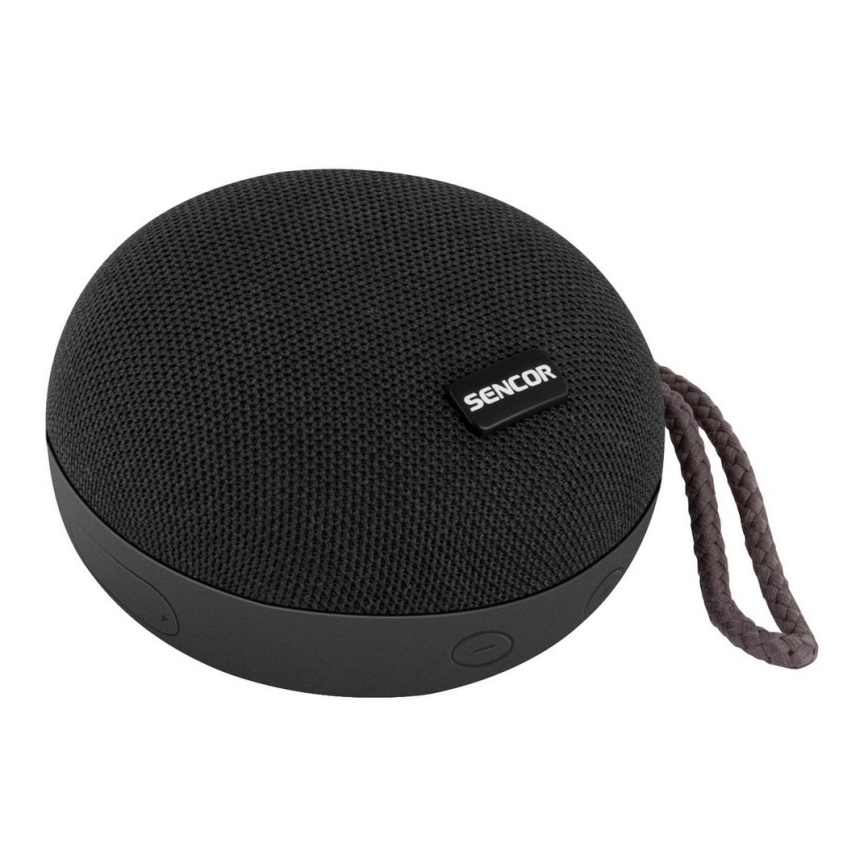 Sencor - Безжична тонколона 3W 800 mAh IPX4 черна