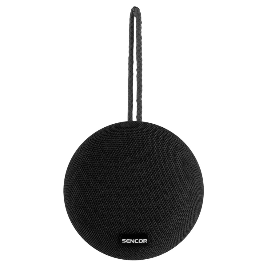 Sencor - Безжична тонколона 3W 800 mAh IPX4 черна