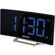 Sencor - Будилник с LED дисплей 1,5W/1xCR2032/5V черен
