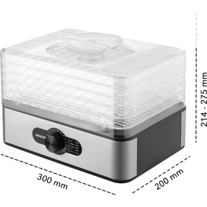 Sencor - Дехидратор за храни с терморегулация 700W/230V