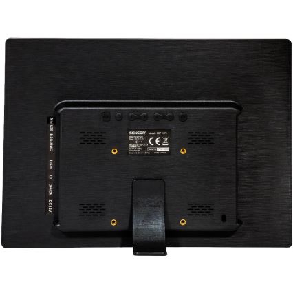 Sencor - Цифрова фоторамка 13,3 с вграден високоговорител, 230V, антрацит + дистанционно управление