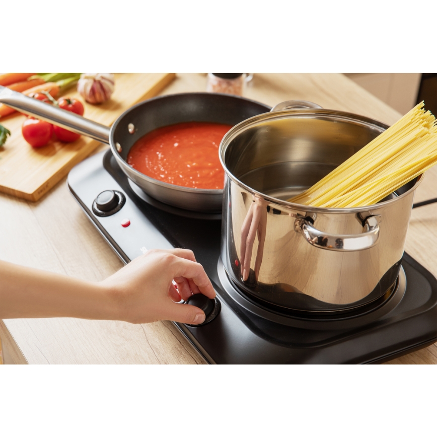 Sencor - Двоен стъклокерамичен котлон 2400W/230V