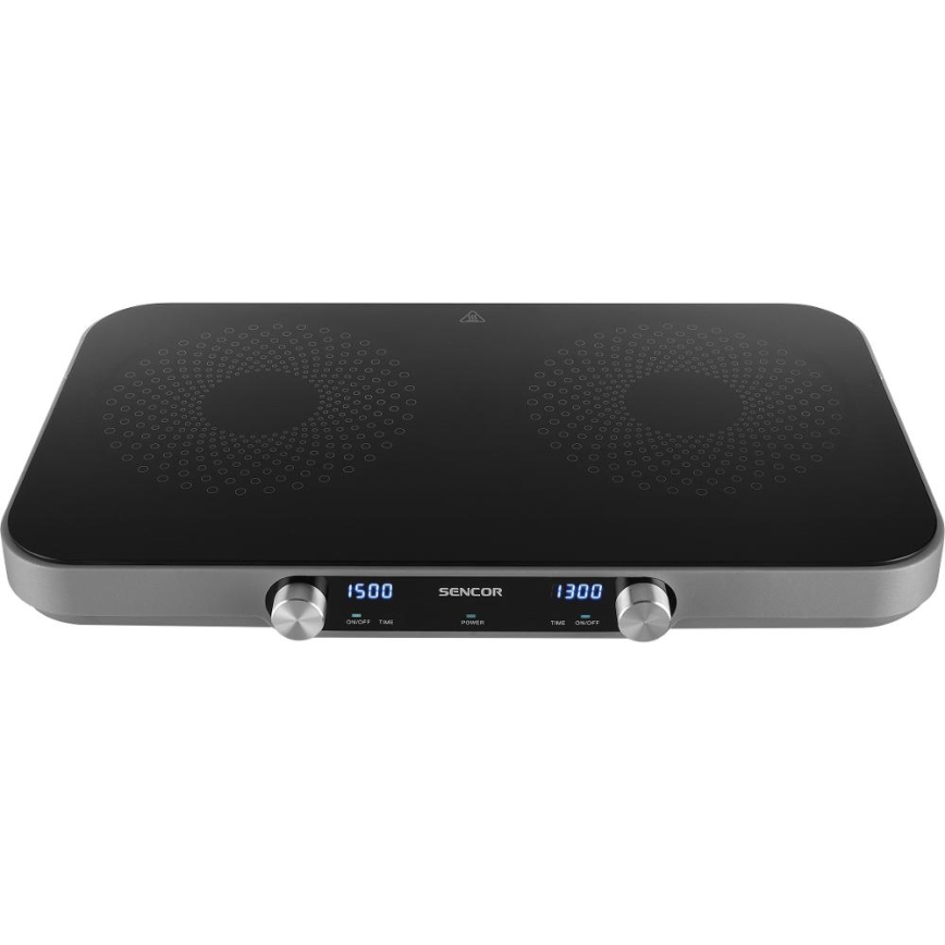 Sencor - Двуплотнен керамичен котлон с LCD дисплей 3500W/230V