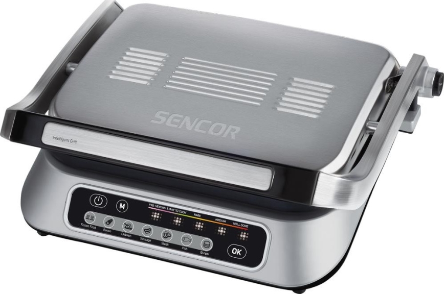Sencor - Електрически грил 2100W/230V матов хром