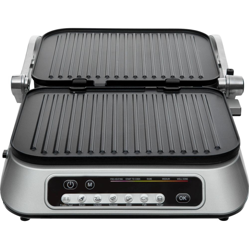 Sencor - Електрически грил 2100W/230V матов хром
