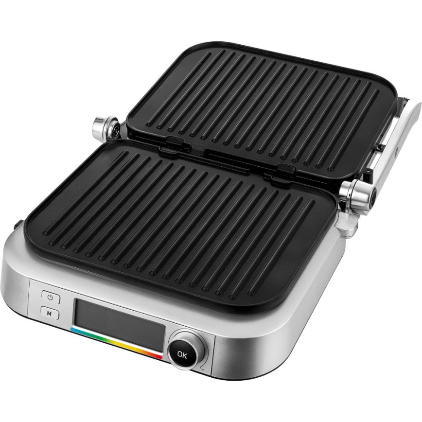 Sencor - Електрически грил 2100W/230V матов хром