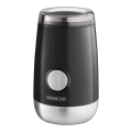 Sencor - Електрическа кафемелачка 60 g 150W/230V черен/матов хром