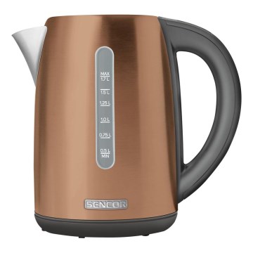 Sencor - Електрическа кана с регулиране на температурата 1,7 л 2150W/230V медна