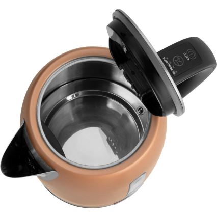 Sencor - Електрическа кана с регулиране на температурата 1,7 л 2150W/230V медна