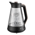 Sencor - Електрическа кана с терморегулация 1,5 l 2150W/230V черна/розово-златна