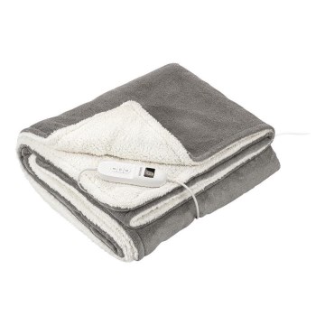 Sencor - Електрическо одеяло 160W/230V 180x130 cm сиво