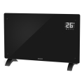 Sencor - Интелигентен директен електрически нагревател/конвектор 2000W/230V IP24 Wi-Fi черен + дистанционно управление