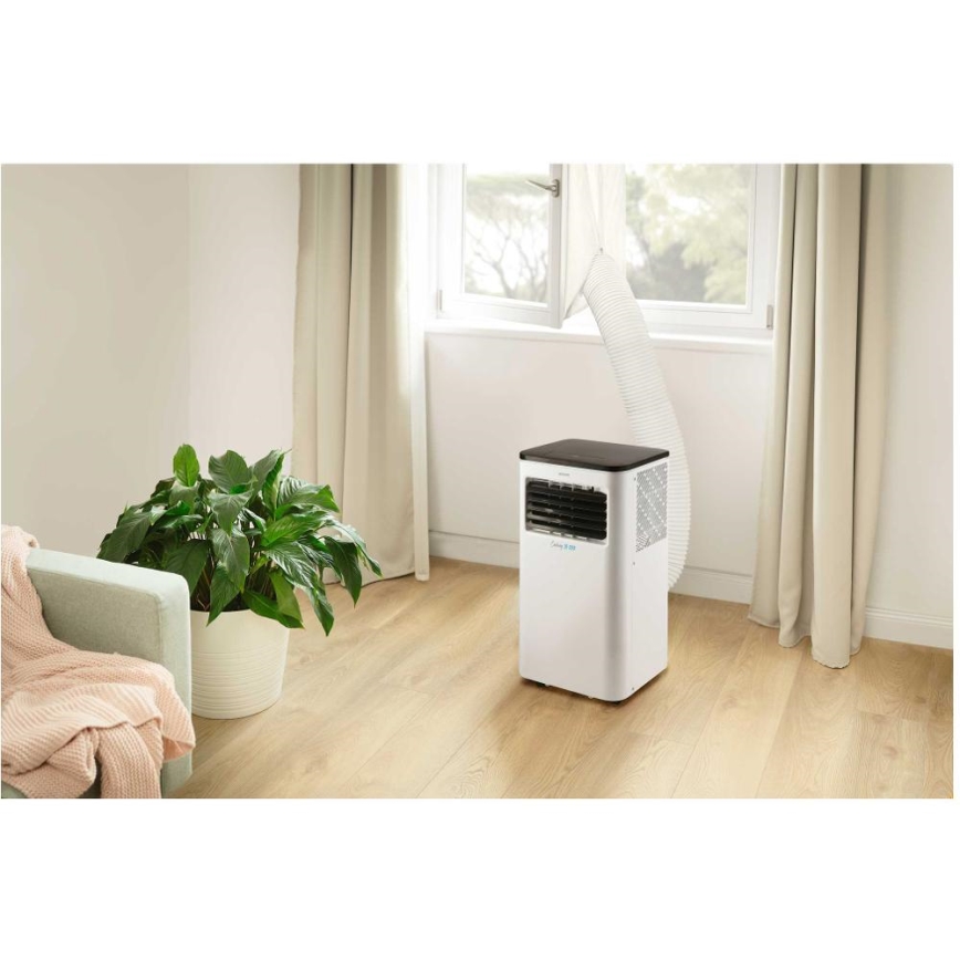 Sencor - Интелигентен мобилен климатик 3в1 включен пълен к-кт аксесоари 1050W/230V 10000 BTU Wi-Fi + дистанционно управление
