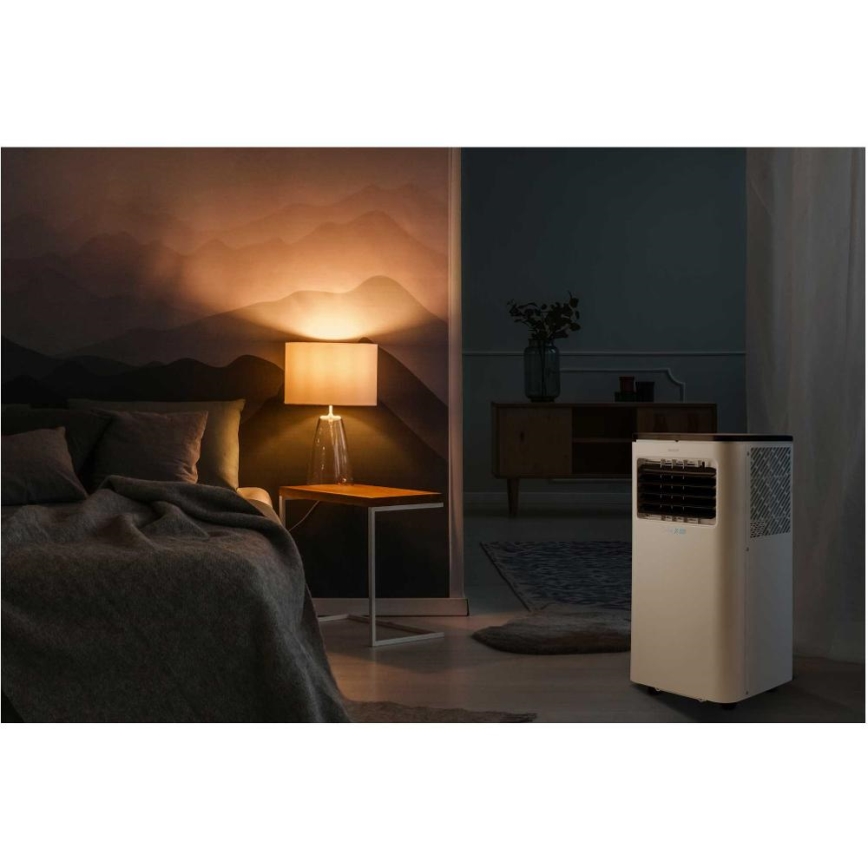 Sencor - Интелигентен мобилен климатик 3в1 включен пълен к-кт аксесоари 1050W/230V 10000 BTU Wi-Fi + дистанционно управление