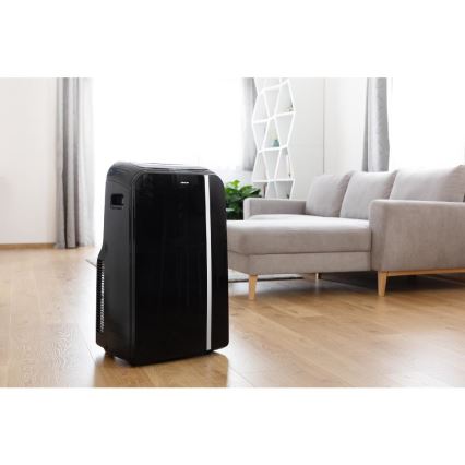 Sencor - Интелигентен мобилен климатик 3в1 включен пълен к-кт аксесоари 1450W/230V 12000 BTU Wi-Fi черен + дистанционно управление