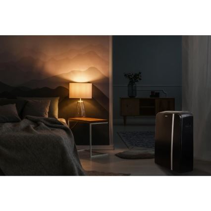 Sencor - Интелигентен мобилен климатик 3в1 включен пълен к-кт аксесоари 1450W/230V 12000 BTU Wi-Fi черен + дистанционно управление