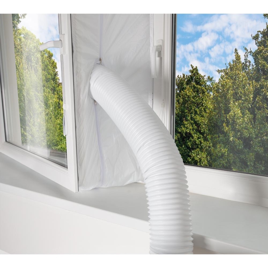 Sencor - Интелигентен мобилен климатик 3в1 включен пълен к-кт аксесоари 1450W/230V 12000 BTU Wi-Fi черен + дистанционно управление