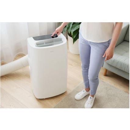 Sencor - Интелигентен мобилен климатик 3в1 включен пълен к-кт аксесоари 1700W/230V 16000 BTU Wi-Fi + дистанционно управление