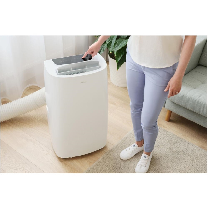 Sencor - Интелигентен мобилен климатик 3в1 включен пълен к-кт аксесоари 1700W/230V 16000 BTU Wi-Fi + дистанционно управление