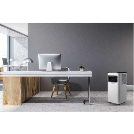 Sencor - Интелигентен мобилен климатик 3в1 включен пълен к-кт аксесоари 805W/230V 8000 BTU Wi-Fi + дистанционно управление