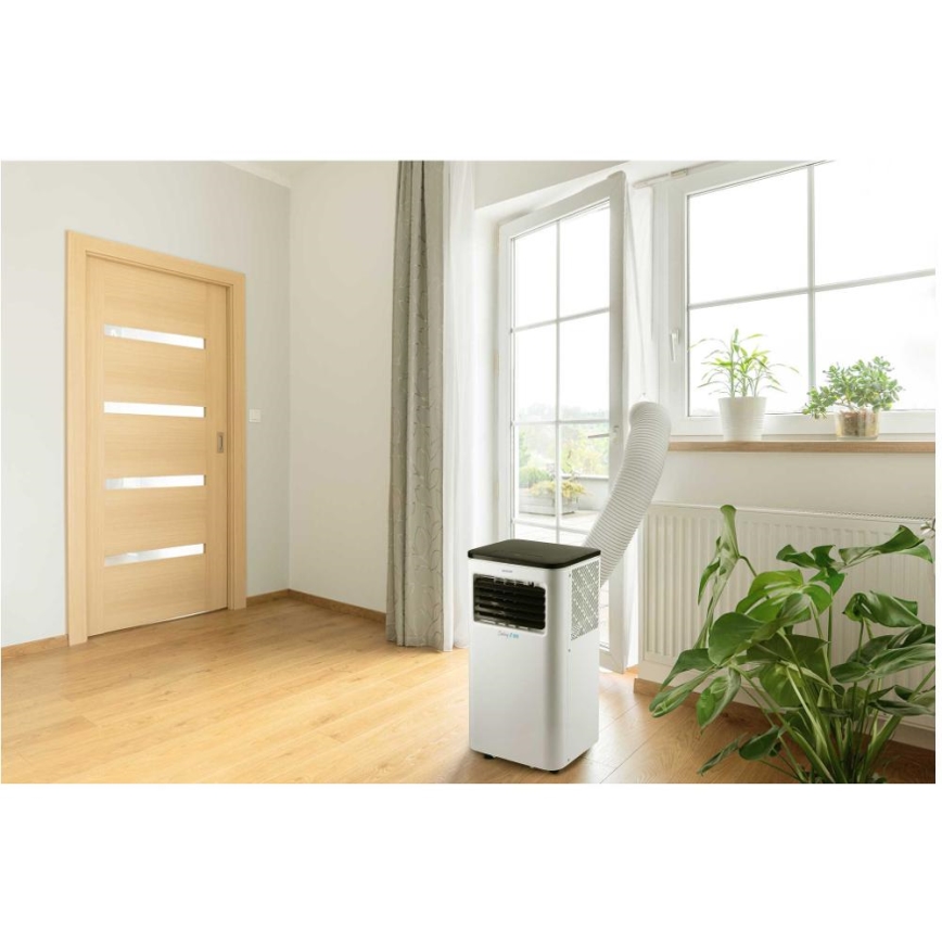 Sencor - Интелигентен мобилен климатик 3в1 включен пълен к-кт аксесоари 805W/230V 8000 BTU Wi-Fi + дистанционно управление