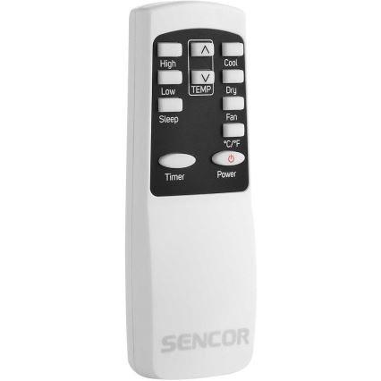Sencor - Интелигентен мобилен климатик 3в1 включен пълен к-кт аксесоари 805W/230V 8000 BTU Wi-Fi + дистанционно управление