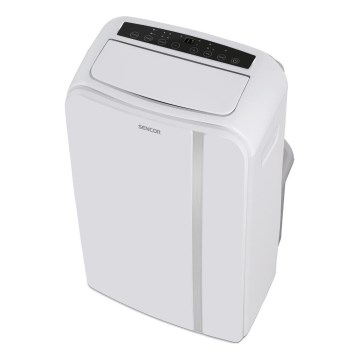 Sencor - Интелигентен мобилен климатик 3в1 включен пълен к-кт аксесоари 1450W/230V 12000 BTU Wi-Fi бял + дистанционно управление