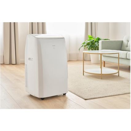 Sencor - Умен мобилен климатик 5 в 1 с пълен комплект аксесоари 733W/230V 9000 BTU Wi‑Fi бял + дистанционно управление