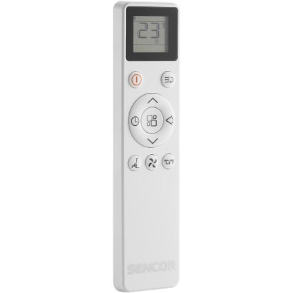 Sencor - Умен мобилен климатик 5 в 1 с пълен комплект аксесоари 733W/230V 9000 BTU Wi‑Fi бял + дистанционно управление