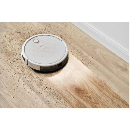 Sencor - Интелигентна прахосмукачка робот с моп 2в1 28W/2600 mAh Wi-Fi бял + дистанционно управление