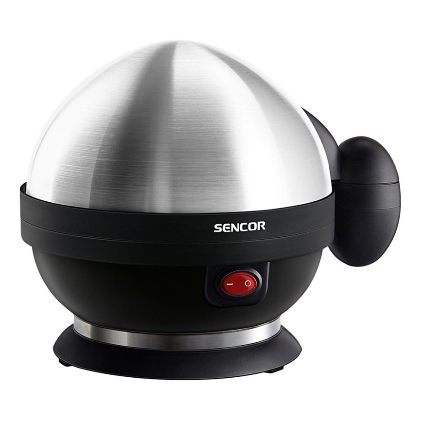 Sencor - Яйцеварка 320-380W/230V черен/матов хром