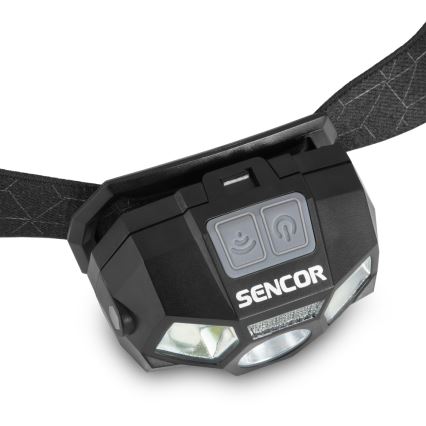 Sencor - LED Акумулаторен челник LED/3W/900 mAh IP44